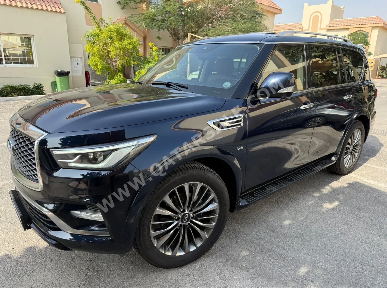Infiniti QX 80 2018 Automatic 94,400 Km 8 Cylinder Four Wheel Drive (4WD) SUV Blue
