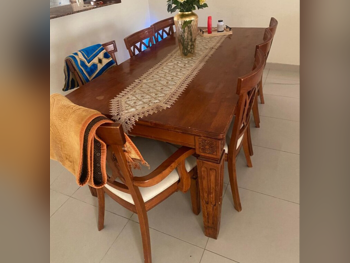 Dining Table with Chairs  - Brown