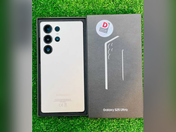 Mobile Phones Samsung  - Galaxy S  - 25 Ultra  - Natural Titanium  - 256 GB  - Under Warranty