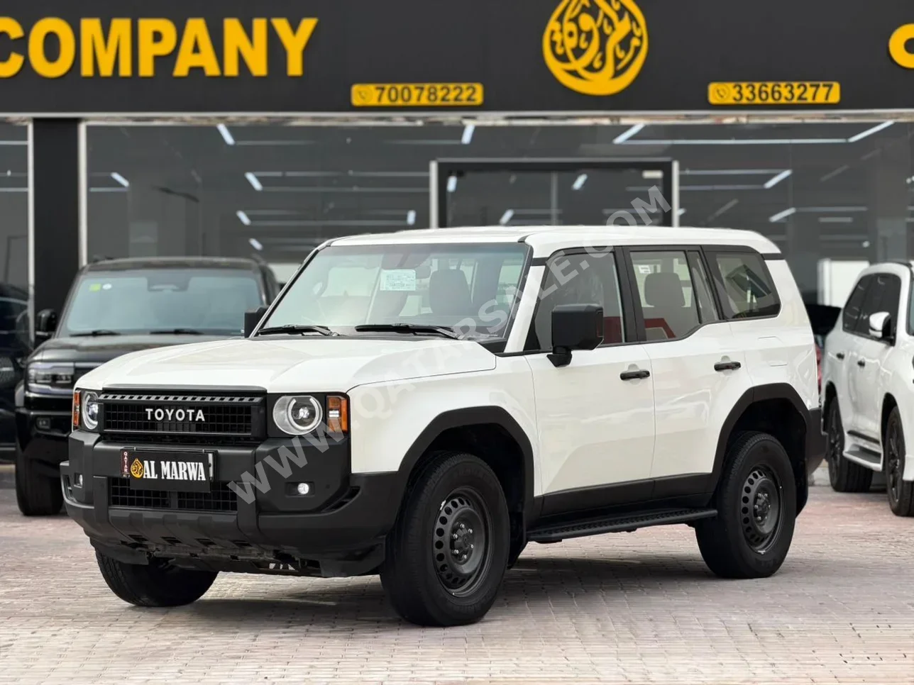 Toyota  Prado  2025  Automatic  22,000 Km  6 Cylinder  Four Wheel Drive (4WD)  SUV  White  With Warranty