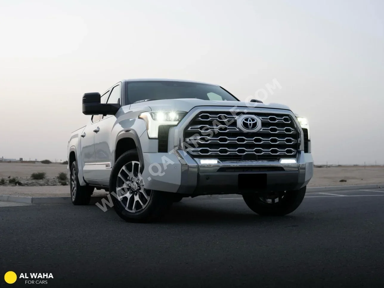 تويوتا تندرا اديشن 1794 2024 اوتوماتيك 35,000 كم 8 سلندر دفع رباعي بيكب أبيض