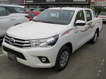 تويوتا  هاي لوكس  2026  اوتوماتيك  0 كم  4 سلندر  دفع رباعي  بيكب  أبيض  تحت الضمان