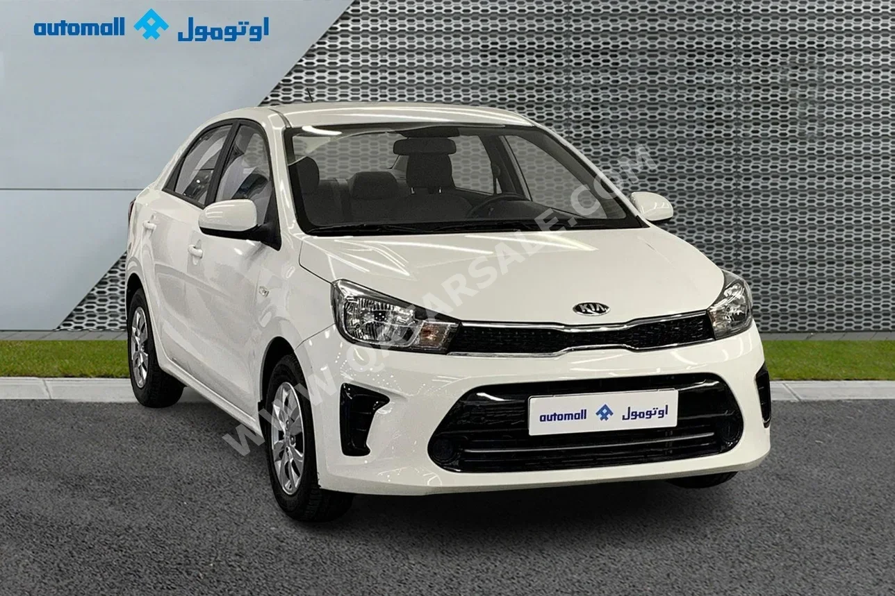 Kia Pegas 2022 Automatic 41,848 Km 4 Cylinder Front Wheel Drive (FWD) Sedan White With Warranty