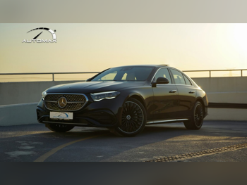 مرسيدس - بنز  اي - كلاس  300 AMG  2026  اوتوماتيك  0 كم  4 سلندر  دفع خلفي  سيدان  أسود  تحت الضمان