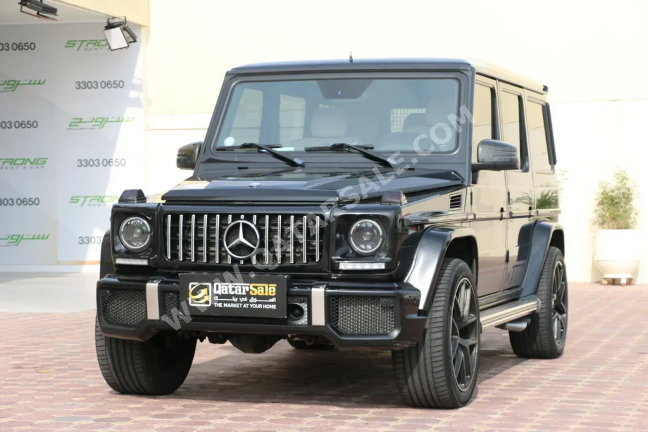 مرسيدس - بنز جي - كلاس 63 اي ام جي 2016 اوتوماتيك 210,000 كم 8 سلندر دفع رباعي اس يو في أسود