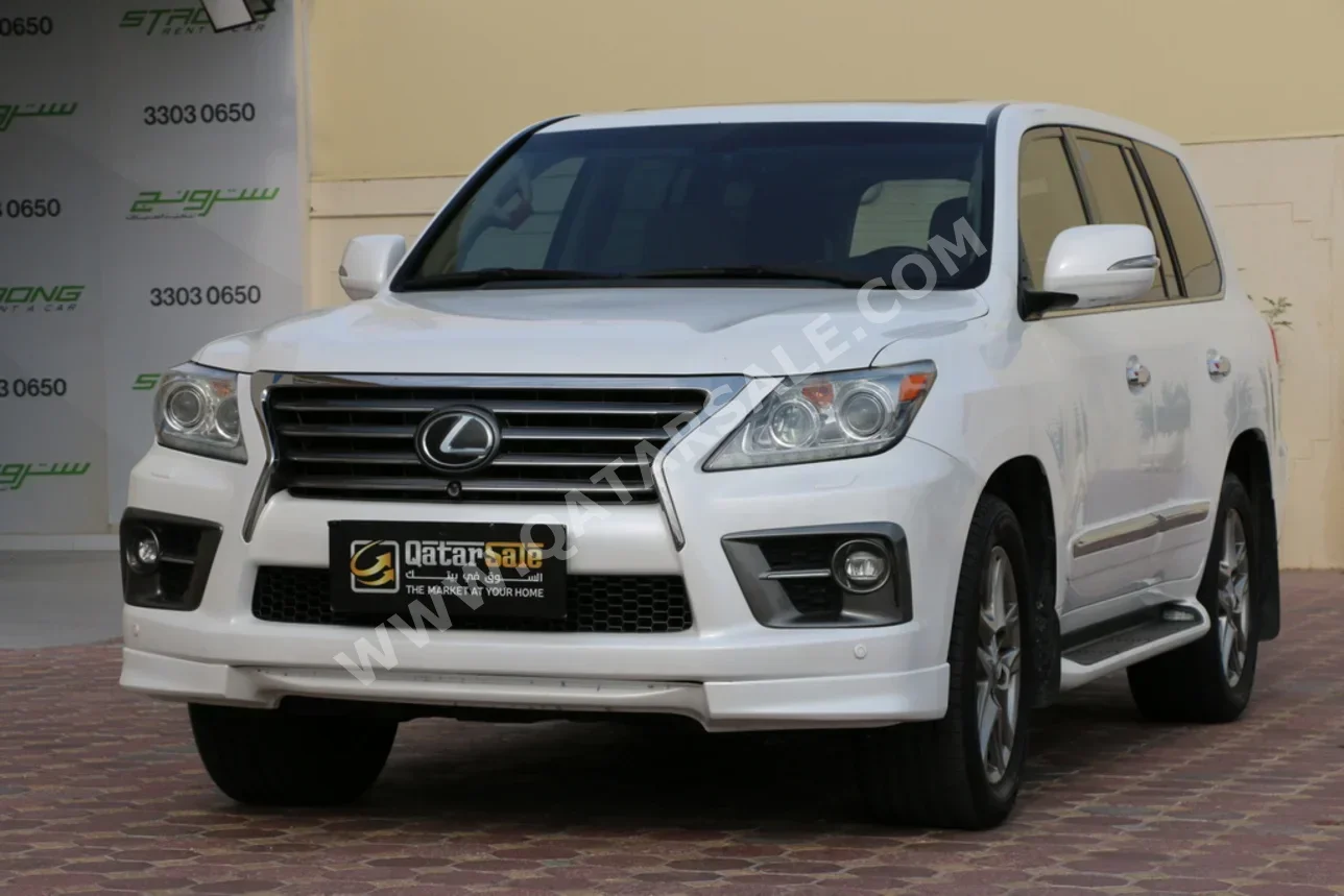 لكزس  ال اكس  570 اس  2015  اوتوماتيك  223,000 كم  8 سلندر  دفع رباعي  اس يو في  أبيض لؤلؤي