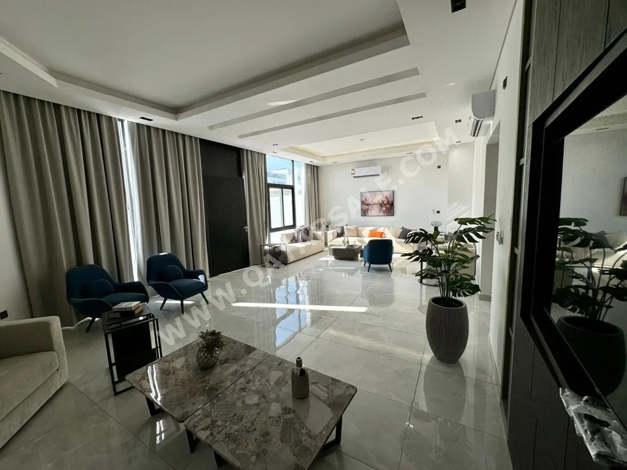 Family Residential - Fully Furnished - Doha - Al Thumama - 5 Bedrooms