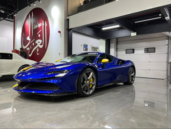 Ferrari  SF90 Stradale  2022  Automatic  4,000 Km  8 Cylinder  Rear Wheel Drive (RWD)  Coupe / Sport  Blue  With Warranty