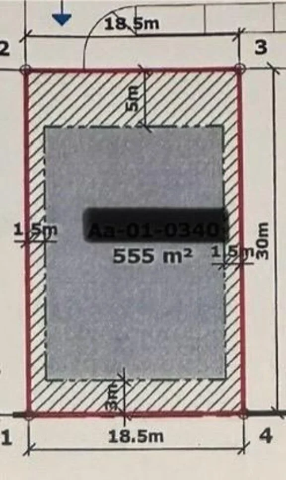 اراضي للبيع  في لوسيل  -المساحة 555 متر مربع