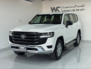 Toyota  Land Cruiser  G  2024  Automatic  55,000 Km  6 Cylinder  Four Wheel Drive (4WD)  SUV  White  With Warranty