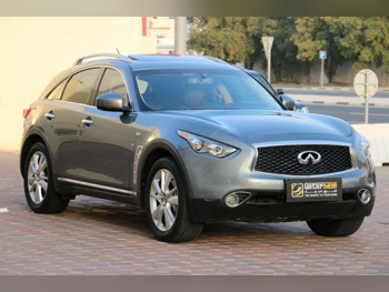 Infiniti  QX  70  2019  Automatic  93,000 Km  6 Cylinder  Four Wheel Drive (4WD)  SUV  Gray