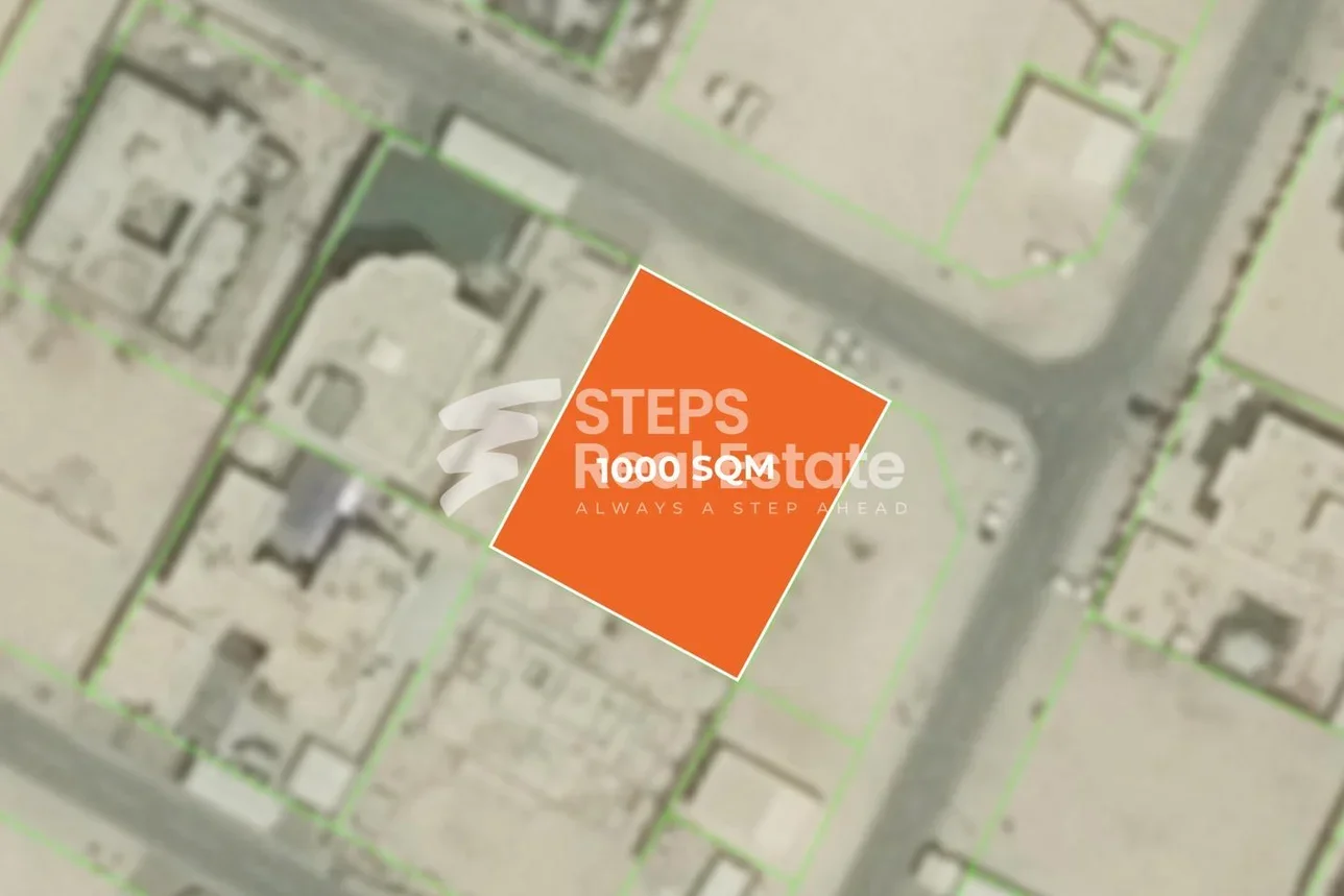 Lands For Sale  in Al Wakrah  - Al Wukair  -Area Size 1,000 Square Meter