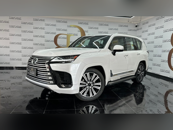 لكزس  ال اكس  600 لكجري  2025  اوتوماتيك  0 كم  6 سلندر  دفع رباعي  اس يو في  أبيض  تحت الضمان