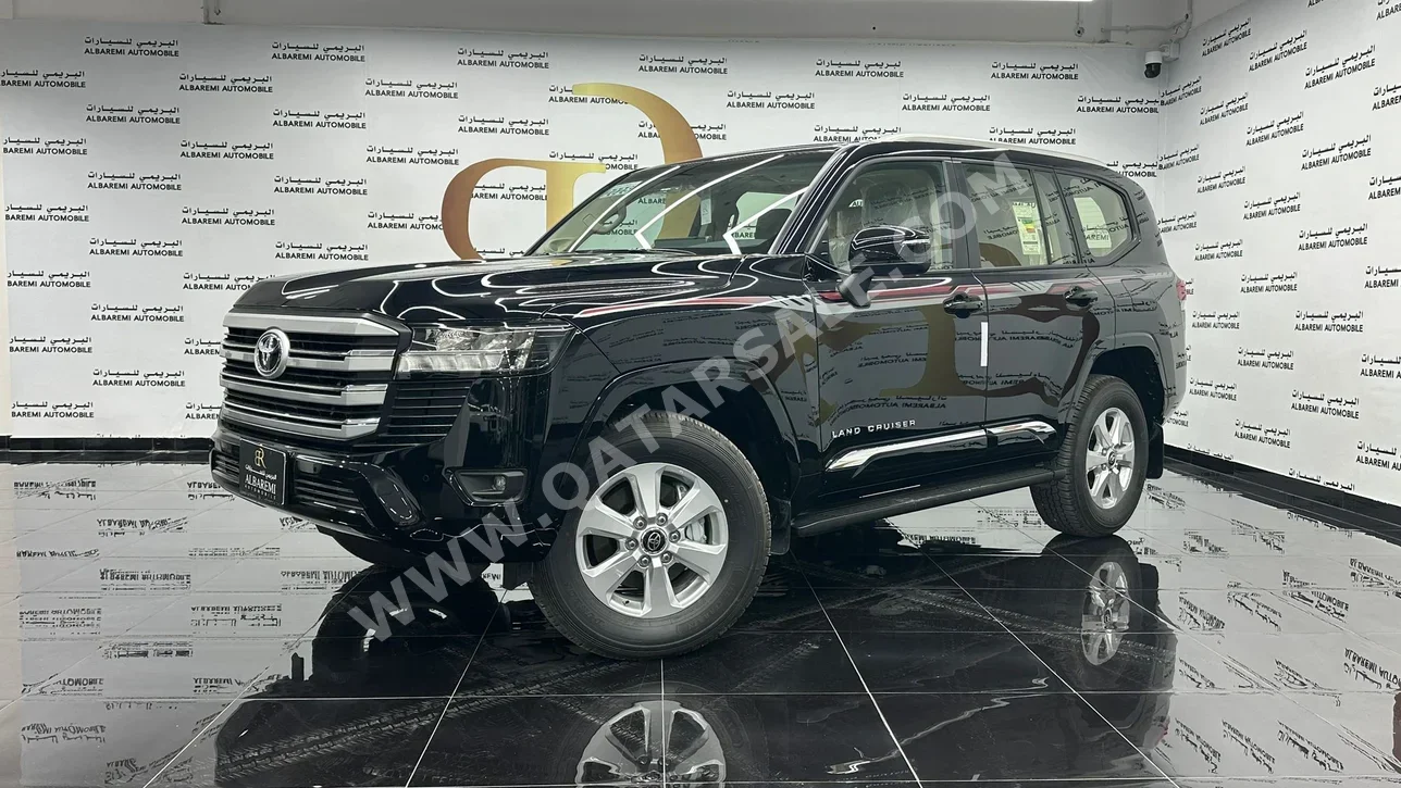تويوتا  لاند كروزر  جي اكس  2025  اوتوماتيك  0 كم  6 سلندر  دفع رباعي  اس يو في  أسود  تحت الضمان