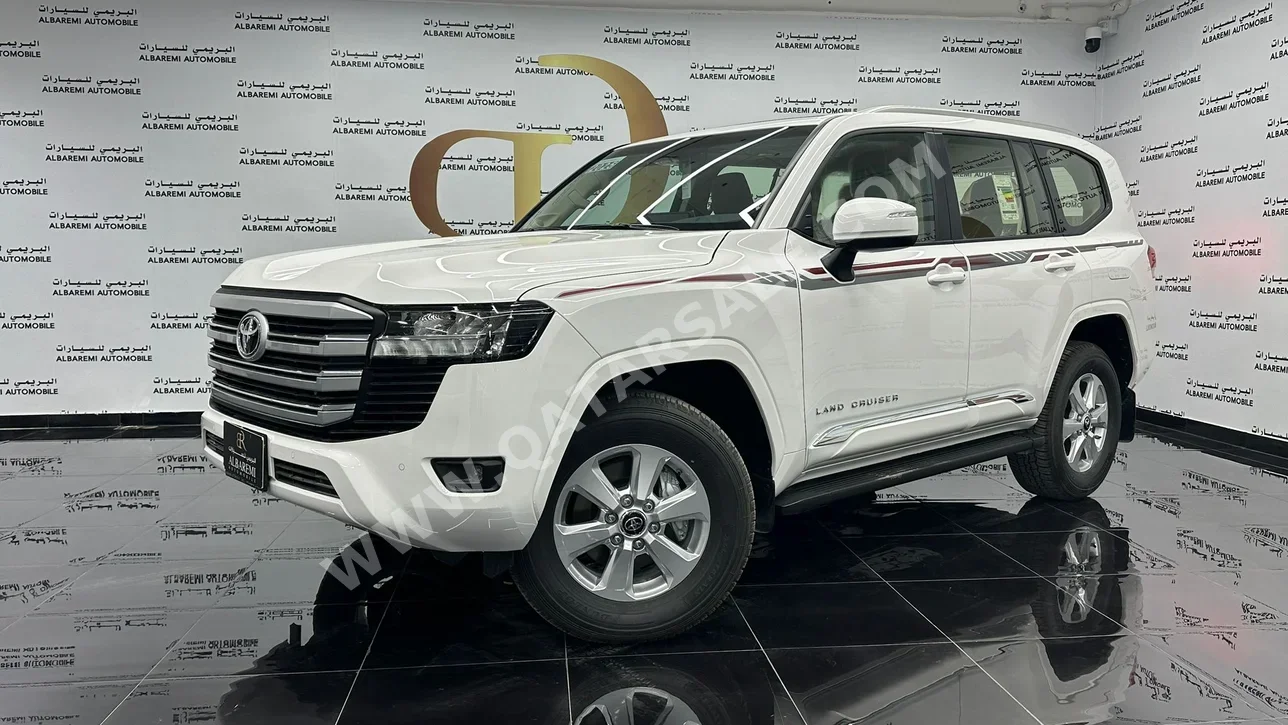 تويوتا لاند كروزر جي اكس ار توين توربو 2025 اوتوماتيك 0 كم 6 سلندر دفع رباعي اس يو في أبيض تحت الضمان