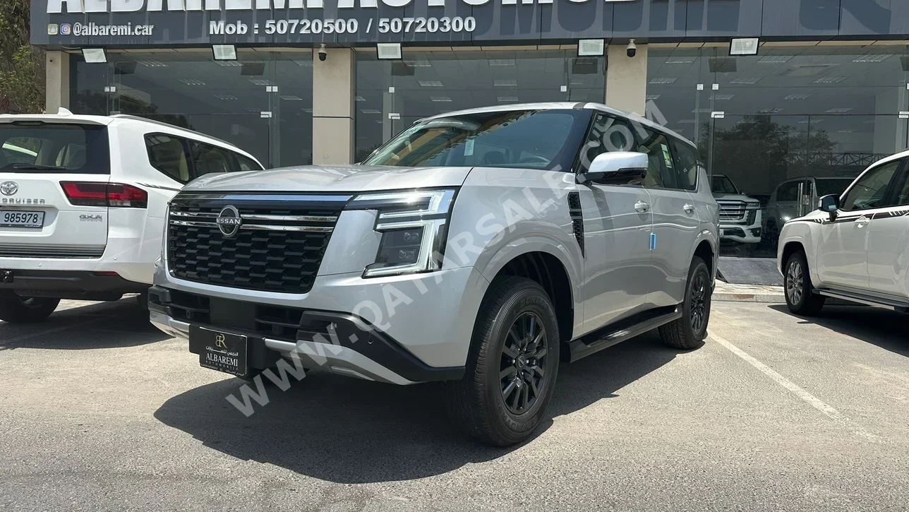 نيسان  باترول  أكس أي  2026  اوتوماتيك  0 كم  6 سلندر  دفع رباعي  اس يو في  فضي  تحت الضمان