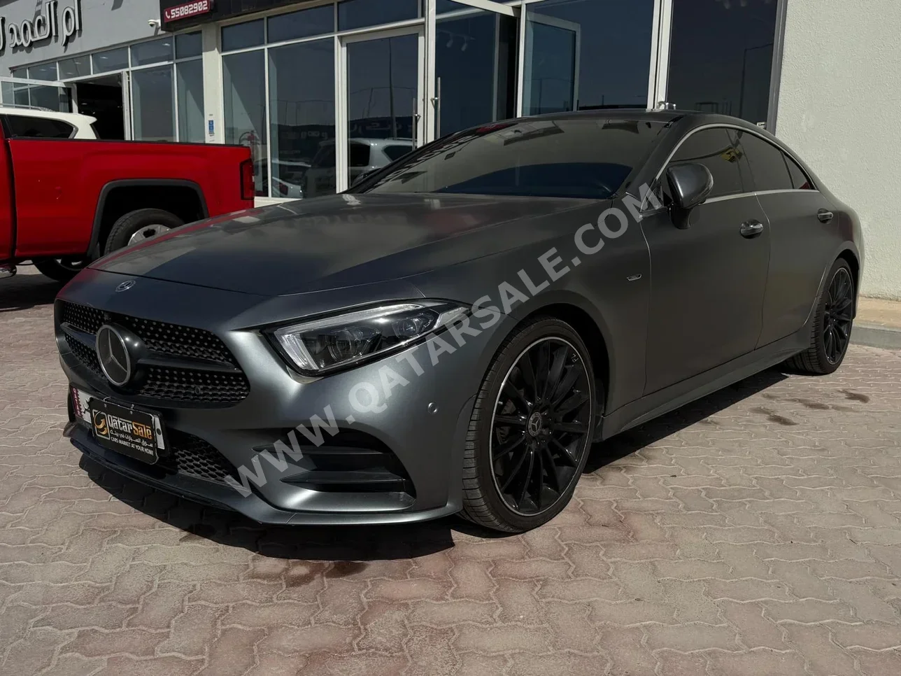 مرسيدس - بنز سي ال اس 450 2018 اوتوماتيك 81,000 كم 6 سلندر دفع خلفي سيدان رمادي
