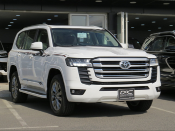 تويوتا  لاند كروزر  جي اكس ار  2026  اوتوماتيك  0 كم  6 سلندر  دفع رباعي  اس يو في  أبيض  تحت الضمان