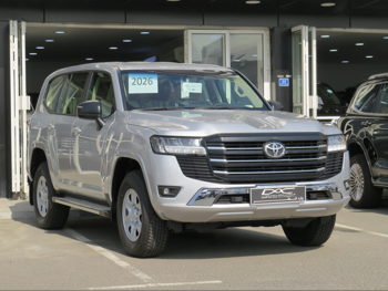تويوتا  لاند كروزر  جي اكس  2026  اوتوماتيك  0 كم  6 سلندر  دفع رباعي  اس يو في  فضي  تحت الضمان