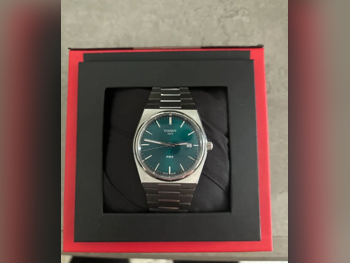 ساعات - تيسو  - ساعات الكوارتز  - أخضر  - ساعات رجالي