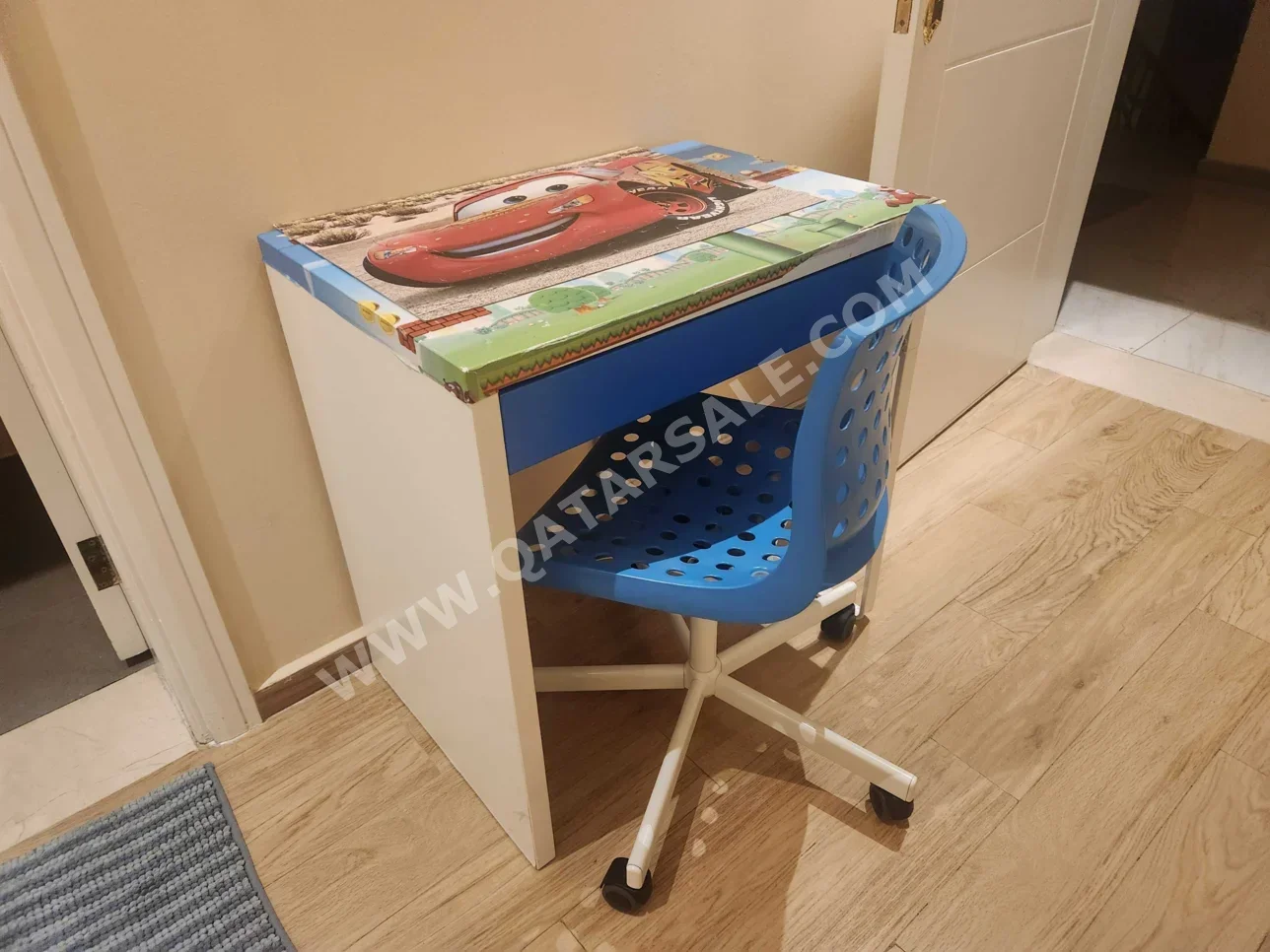 مكاتب وكراسي الأطفال - مكتب الدراسة  - أبيض