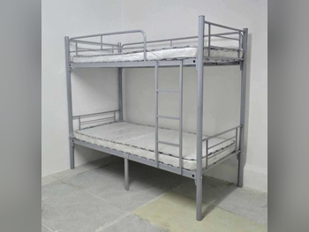 Beds - Lifestyle  - Double bunk  - Gray  - Mattress Included