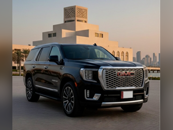 GMC  Yukon  Denali  2021  Automatic  98,000 Km  8 Cylinder  Four Wheel Drive (4WD)  SUV  Black  With Warranty