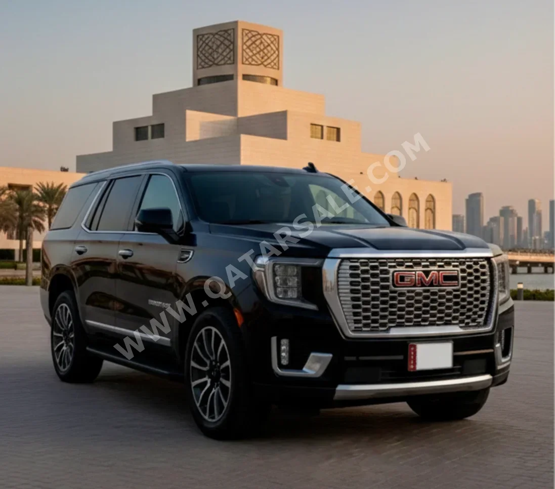 جي ام سي يوكون دينالي 2021 اوتوماتيك 98,000 كم 8 سلندر دفع رباعي اس يو في أسود تحت الضمان