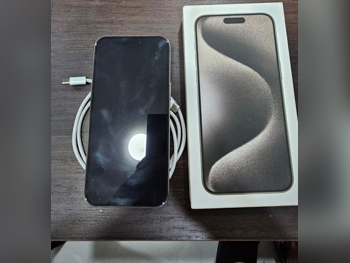 Mobile Phones Apple - iPhone 15 - Pro Max - Natural Titanium - 256 GB