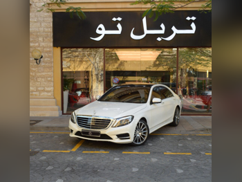 Mercedes-Benz  S-Class  500  2015  Automatic  141,500 Km  8 Cylinder  Rear Wheel Drive (RWD)  Sedan  White