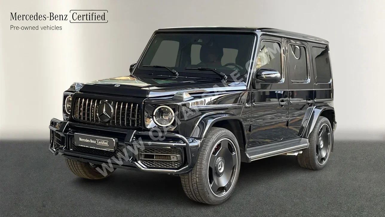 مرسيدس - بنز  جي - كلاس  63 اي ام جي  2023  اوتوماتيك  56,000 كم  8 سلندر  دفع رباعي  اس يو في  أسود  تحت الضمان