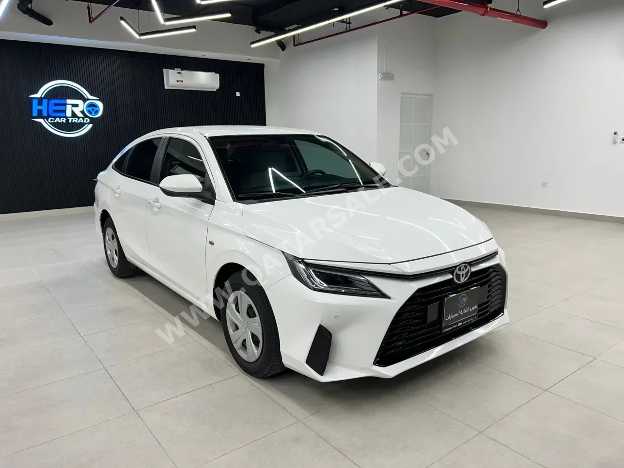 Toyota Yaris 2024 Automatic 62,500 Km 4 Cylinder Front Wheel Drive (FWD) Sedan White With Warranty