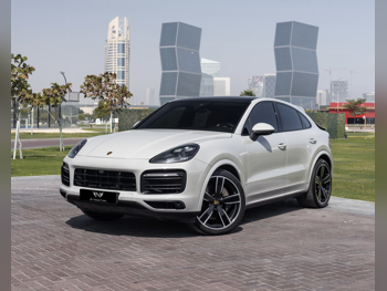 Porsche  Cayenne  S Coupe  2020  Automatic  63,000 Km  6 Cylinder  Four Wheel Drive (4WD)  SUV  White