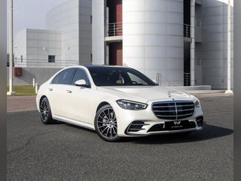 Mercedes-Benz  S-Class  450  2021  Automatic  38,000 Km  6 Cylinder  Rear Wheel Drive (RWD)  Sedan  White