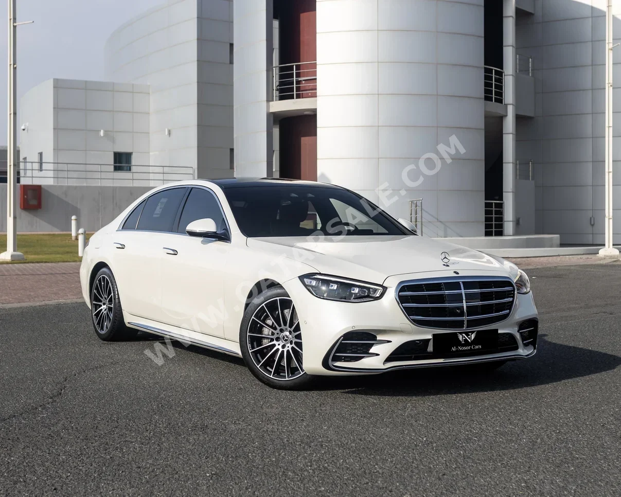 Mercedes-Benz  S-Class  450  2021  Automatic  38,000 Km  6 Cylinder  Rear Wheel Drive (RWD)  Sedan  White