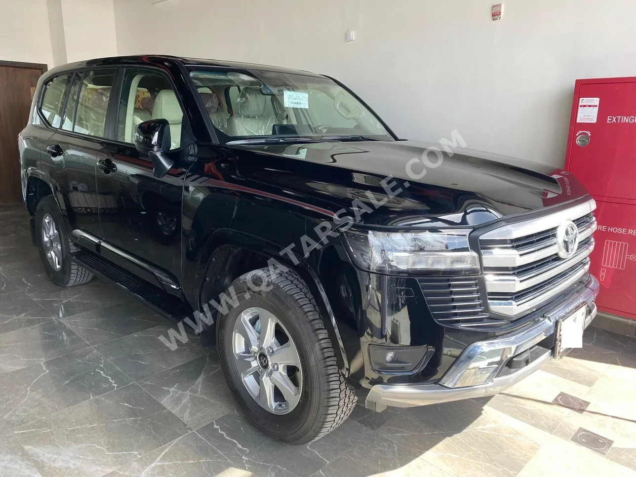 تويوتا لاند كروزر جي اكس ار 2025 اوتوماتيك 0 كم 6 سلندر دفع رباعي اس يو في أسود تحت الضمان