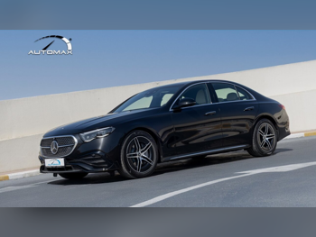 مرسيدس - بنز  اي - كلاس  300 AMG  2026  اوتوماتيك  0 كم  4 سلندر  دفع كلي مستمر  سيدان  أسود  تحت الضمان