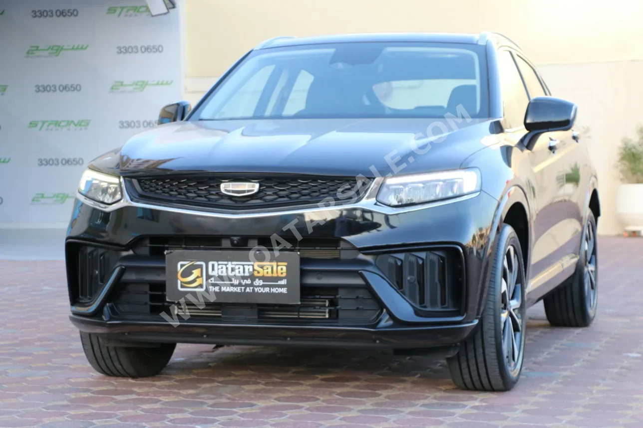 جيلي  توجيلا  2025  اوتوماتيك  36,000 كم  4 سلندر  دفع رباعي  اس يو في  أسود  تحت الضمان