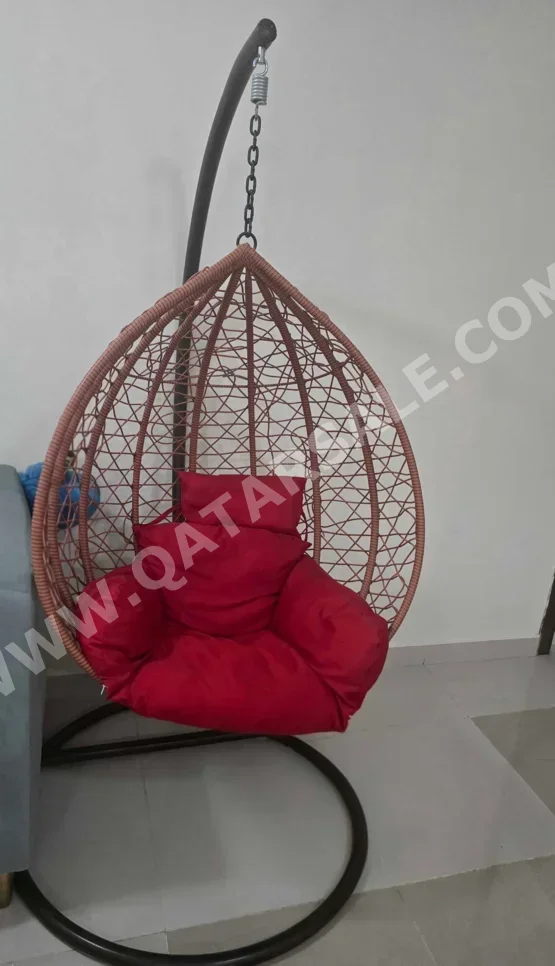 أثاث اخارجي - بنى - كرسي معلق -عدد المقاعد 1