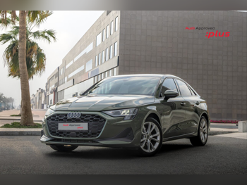 اودي  أي 3  1.4  2025  اوتوماتيك  12,000 كم  4 سلندر  سحب امامي  سيدان  أخضر زيتوني  تحت الضمان