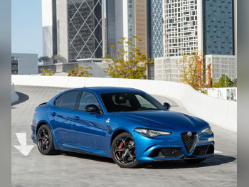 الفا روميو  جوليا  كوادريفوليو  2022  اوتوماتيك  115,000 كم  6 سلندر  دفع خلفي  سيدان  ازرق  تحت الضمان