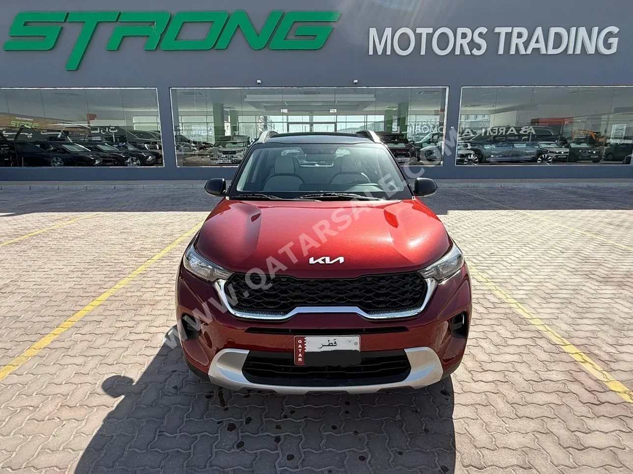 Kia  Sonet  2023  Automatic  35,000 Km  4 Cylinder  Front Wheel Drive (FWD)  SUV  Red  With Warranty