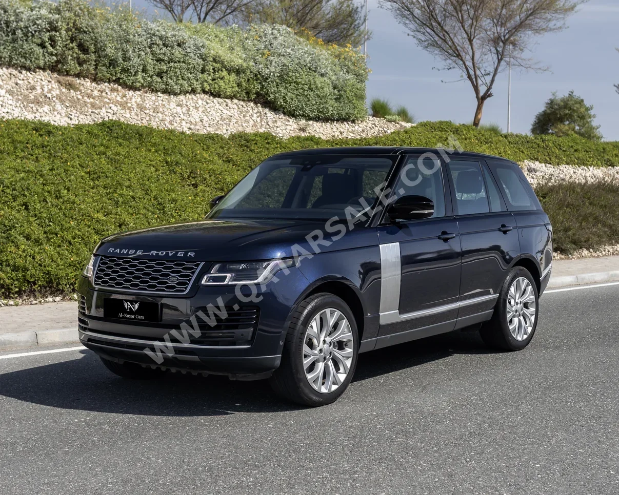 Land Rover  Range Rover  Vogue HSE  2019  Automatic  82,000 Km  6 Cylinder  Four Wheel Drive (4WD)  SUV  Blue