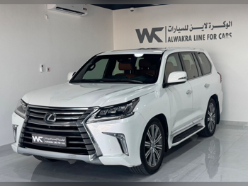 Lexus  LX  570  2016  Automatic  217,000 Km  8 Cylinder  Four Wheel Drive (4WD)  Sedan  White