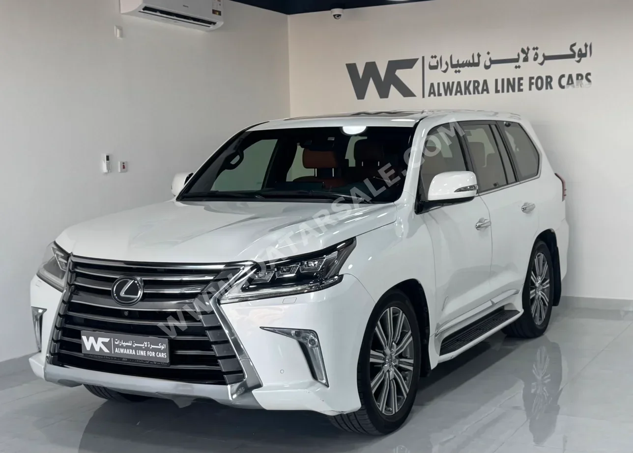 Lexus  LX  570  2016  Automatic  217,000 Km  8 Cylinder  Four Wheel Drive (4WD)  Sedan  White