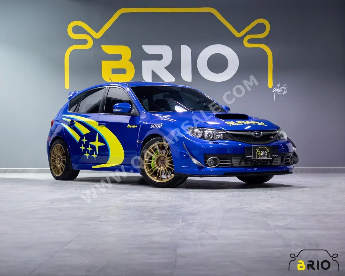 سوبارو  امبريزا  اس تي اي  2010  عادي  86,000 كم  4 سلندر  دفع خلفي  هاتشباك  ازرق