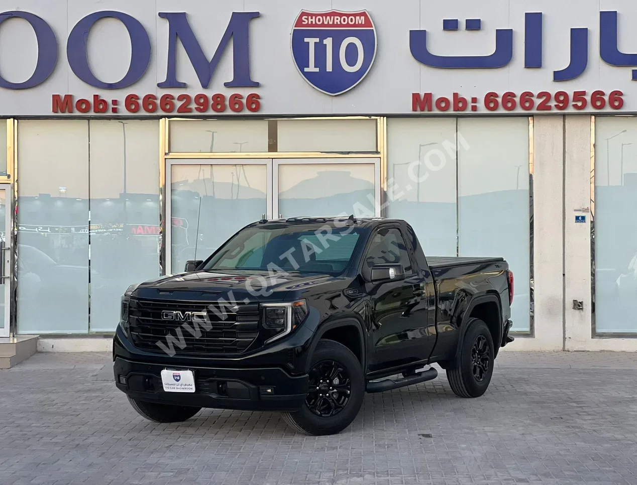جي ام سي سييرا اليفيشن 2024 اوتوماتيك 28,000 كم 8 سلندر دفع رباعي بيكب أسود تحت الضمان