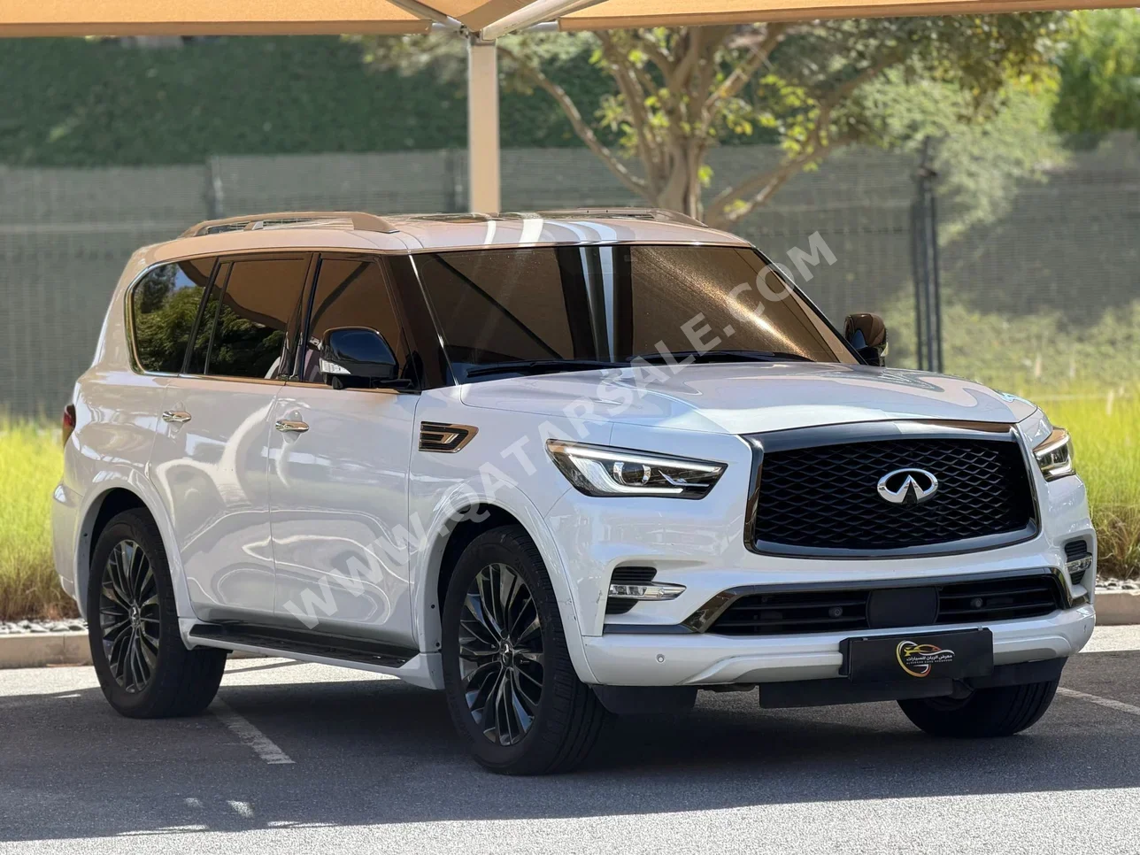 انفنيتي  كيو اكس  80  2021  اوتوماتيك  70,000 كم  8 سلندر  دفع رباعي  اس يو في  أبيض