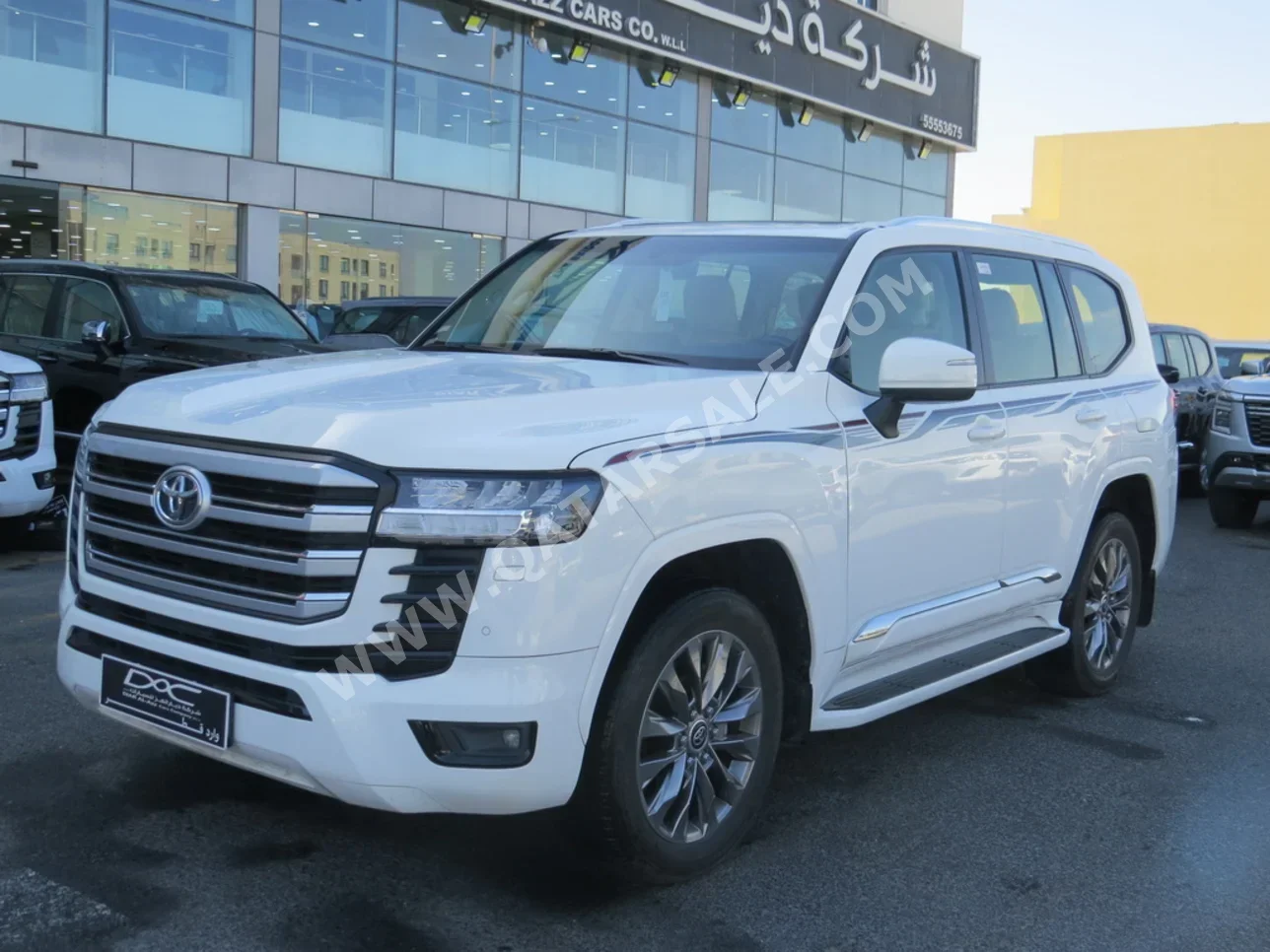 تويوتا  لاند كروزر  جي اكس ار توين توربو  2024  اوتوماتيك  63,000 كم  6 سلندر  دفع رباعي  اس يو في  أبيض  تحت الضمان