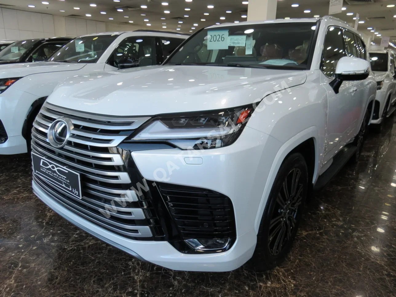 لكزس  ال اكس  600 لكجري  2026  اوتوماتيك  0 كم  6 سلندر  دفع رباعي  اس يو في  أبيض  تحت الضمان